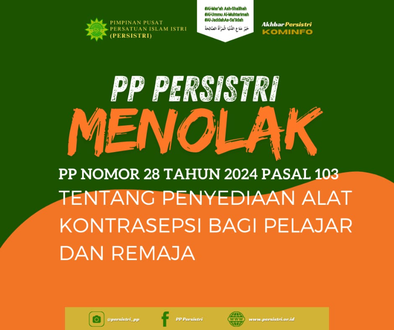 Persistri Tolak PP Nomor 28 tahun 2024