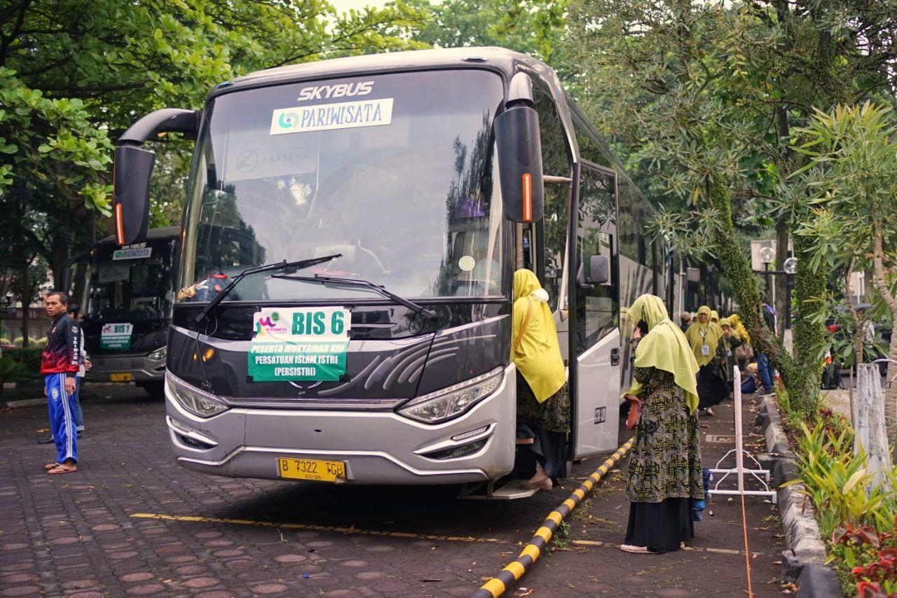 PERSISTRI Berangkatkan Delapan Bus ke Lokasi Pembukaan Muktamar