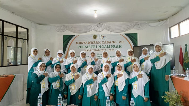 Logo Musyawarah Cabang VII PC Persistri Ngamprah 2021-2025